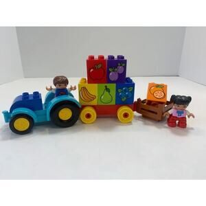 Lego Duplo My First Tractor 10615 Complete Fruit Building Toy Set No Box Manual